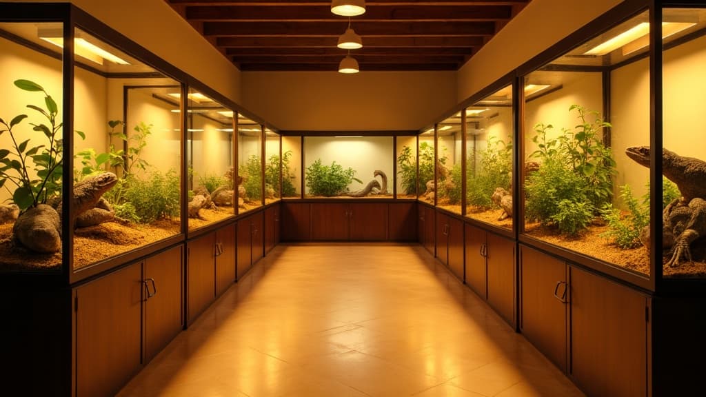 The Reptile Room — 12-Enclosure Clinic Build